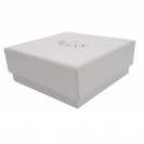 White kraft paper cover box