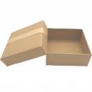 Zhu color kraft paper ribbon hat box