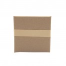 Zhu color kraft paper ribbon hat box