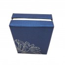 Silver hot Datura cardboard flocking-inner hat box