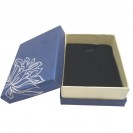 Silver hot Datura cardboard flocking-inner hat box