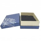 Silver hot Datura cardboard flocking-inner hat box