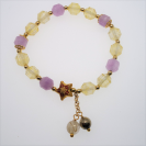 Amethyst  star bracelet