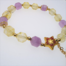 Amethyst  star bracelet