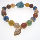 Agate crystal bracelet