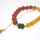 Agate crystal bracelet