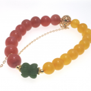 Agate crystal bracelet