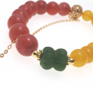 Agate crystal bracelet