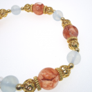 Aquanarine crystal bracelet