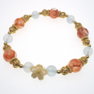 Aquanarine crystal bracelet