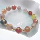 Agate openging crystal bracelet