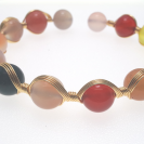 Agate openging crystal bracelet